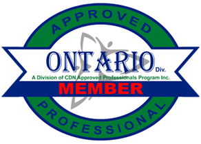 Ontario Approved Professional Member