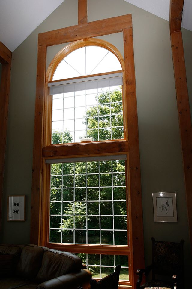 large floor to ceiling window