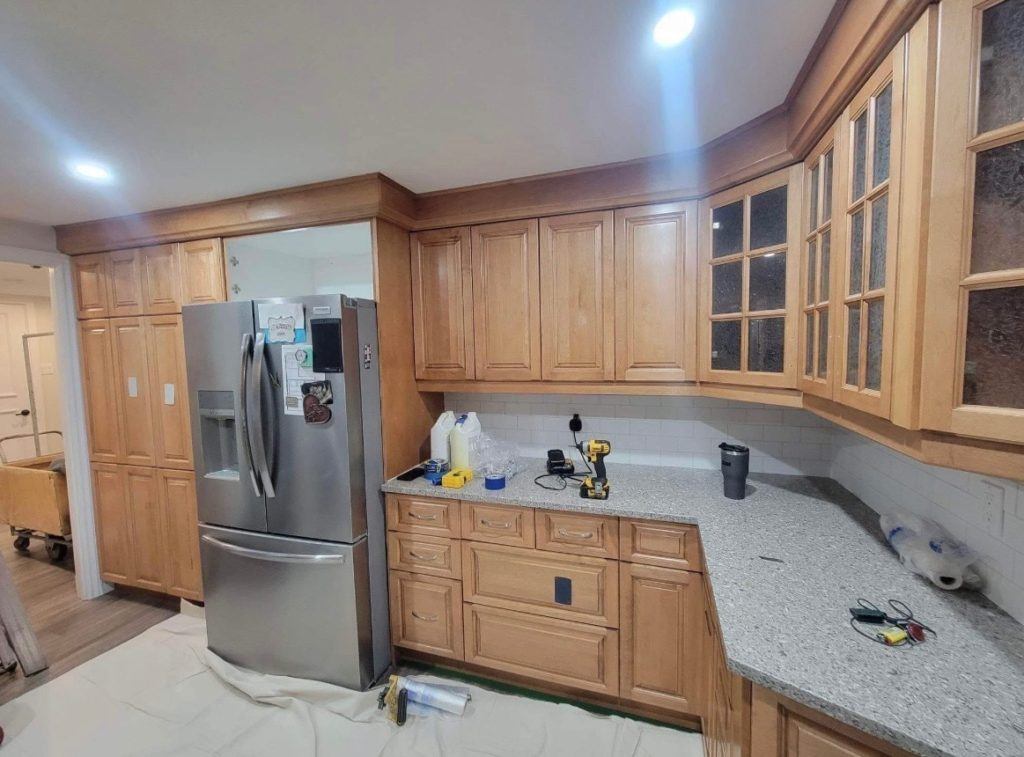 Kitchen cabinets